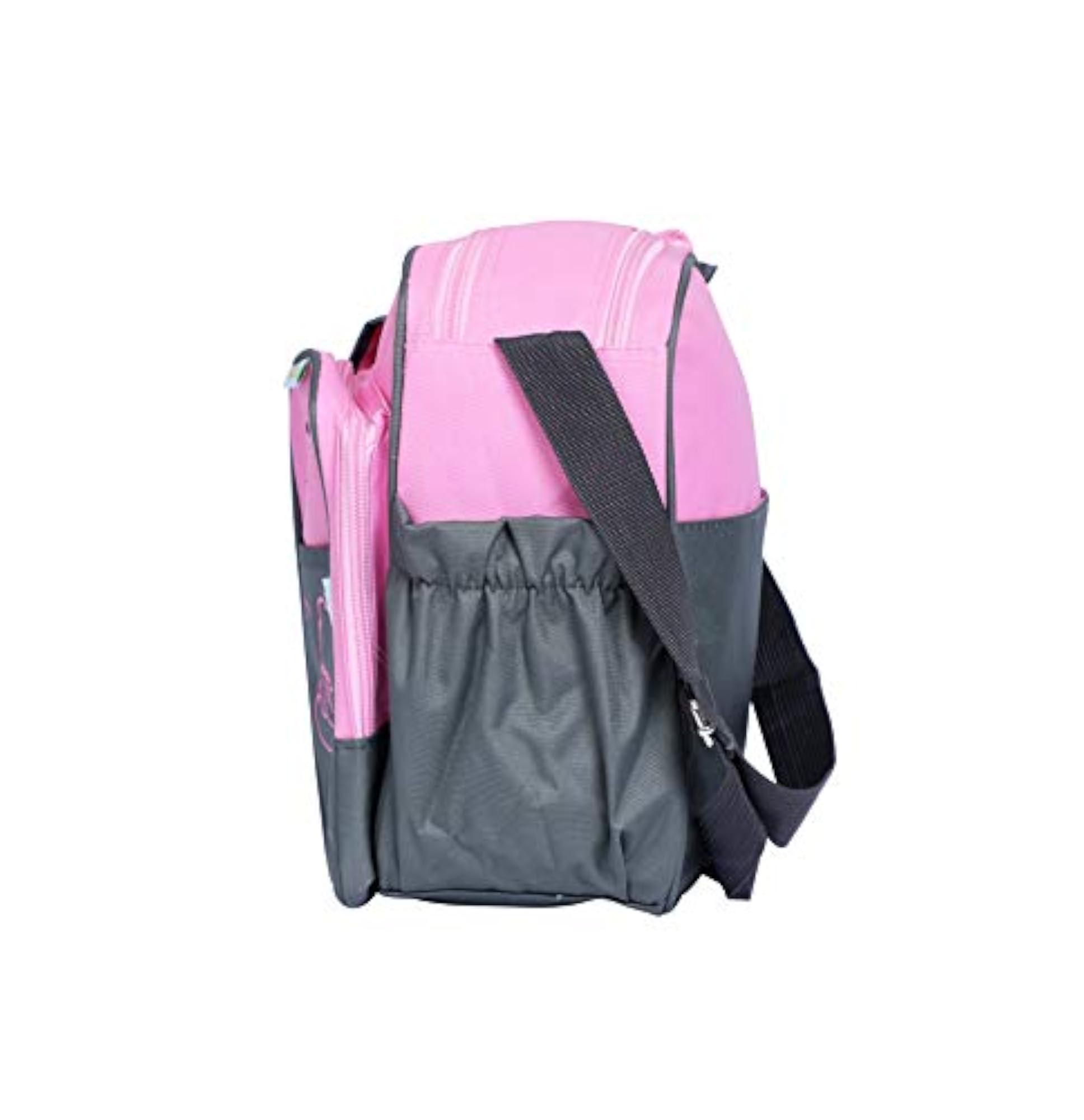Multi-Functional Diaper Bag with Changing Mat & 3 Bottle Holders, Pink